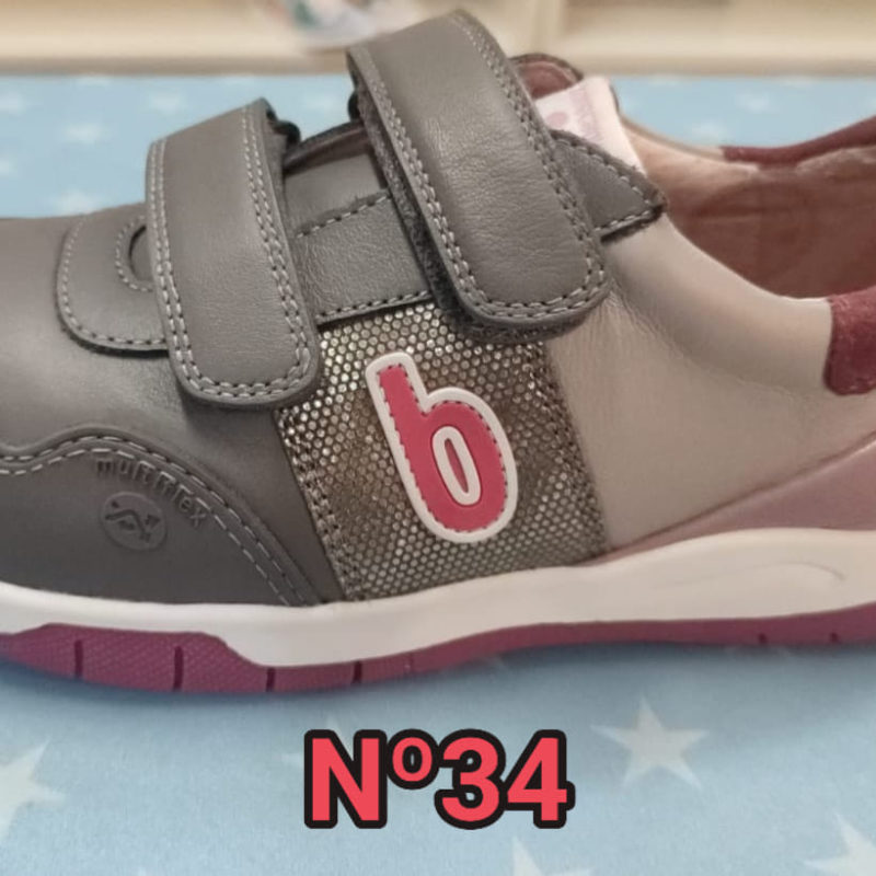 Deportivas gris y burdeos Biomecanics nº34